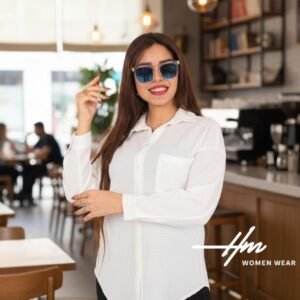 Oversized Crinkle Shirt